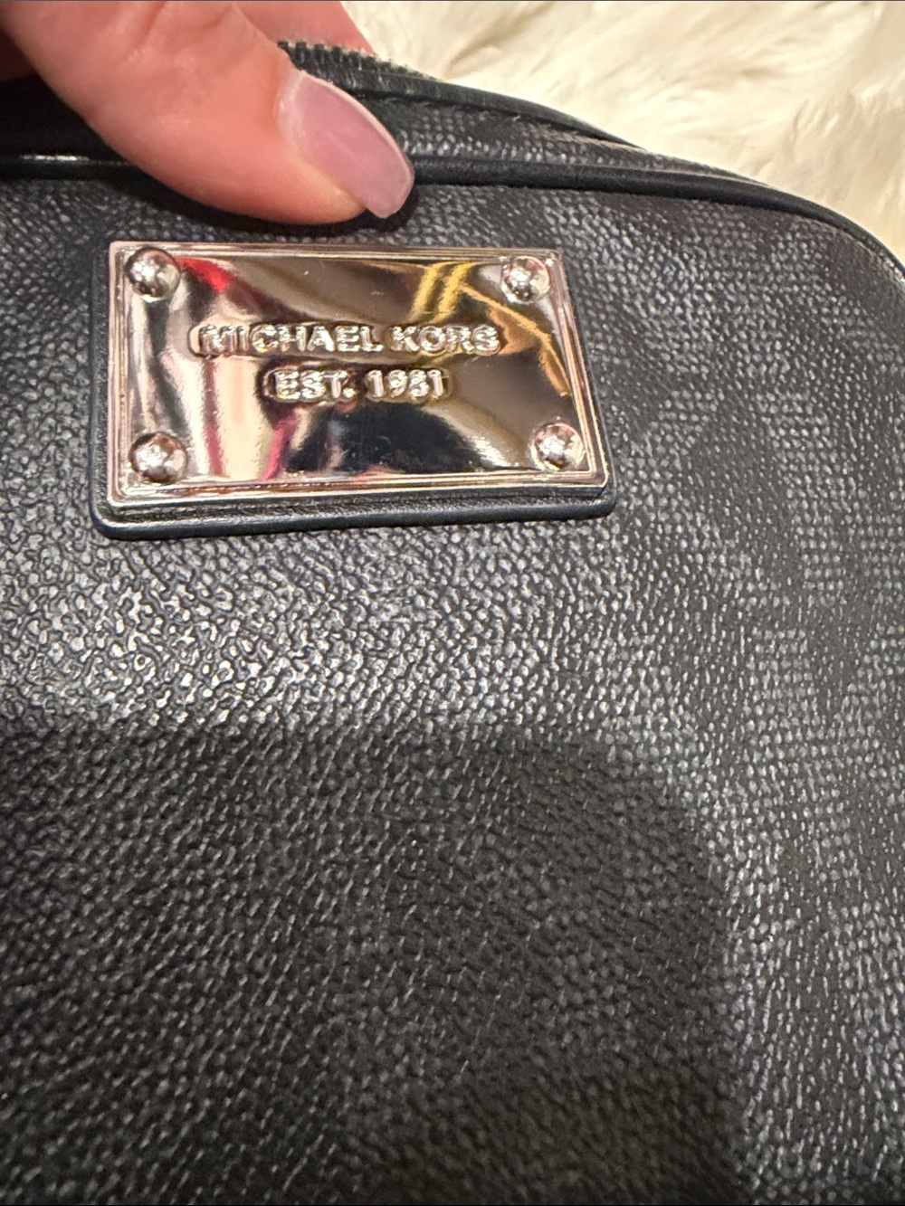 Michael Kors Black Leather Crossbody - Picture 12 of 17